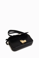 Nat And Nin Alice Bag with Gold Lock - Black