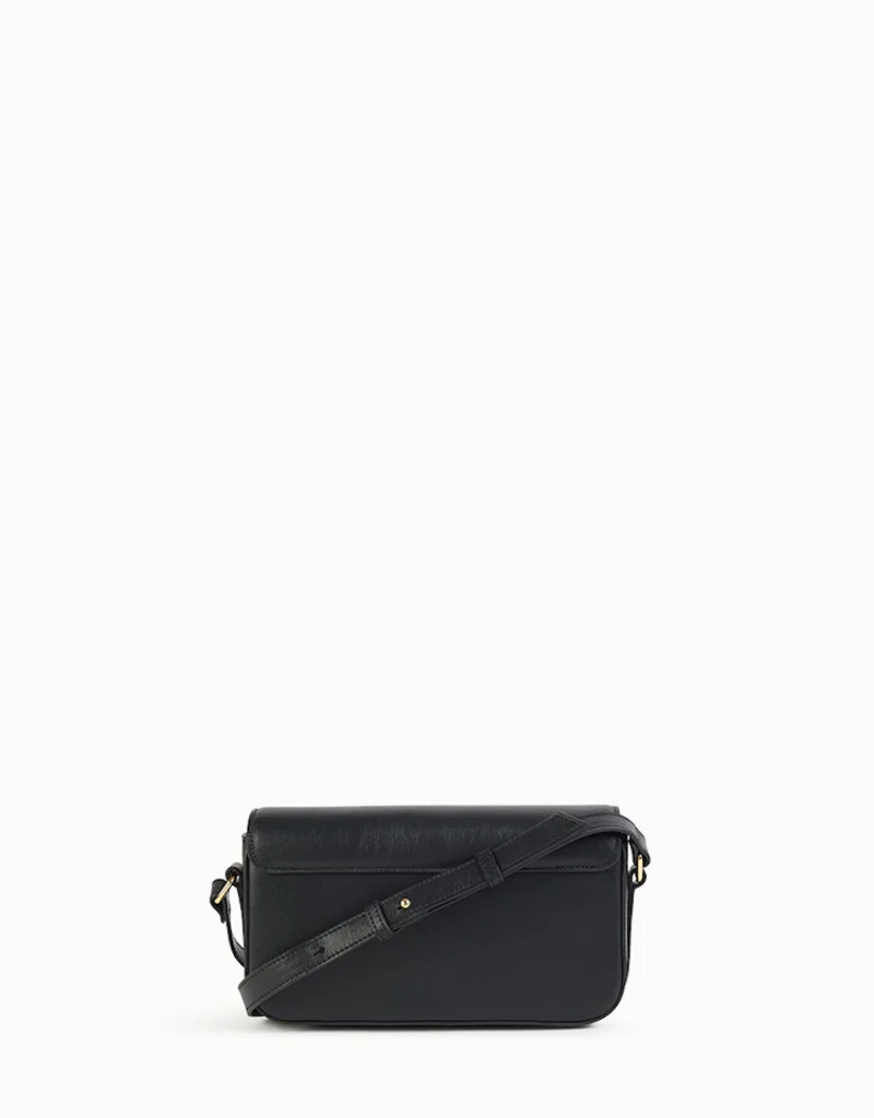 Nat And Nin Alice Bag with Gold Lock - Black
