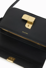 Nat And Nin Alice Bag with Gold Lock - Black