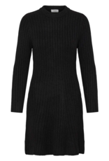 B.Young Marianna Rib Knit Dress In Meteorite Melange