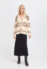B.Young Melpa Cardigan In Birch Melange