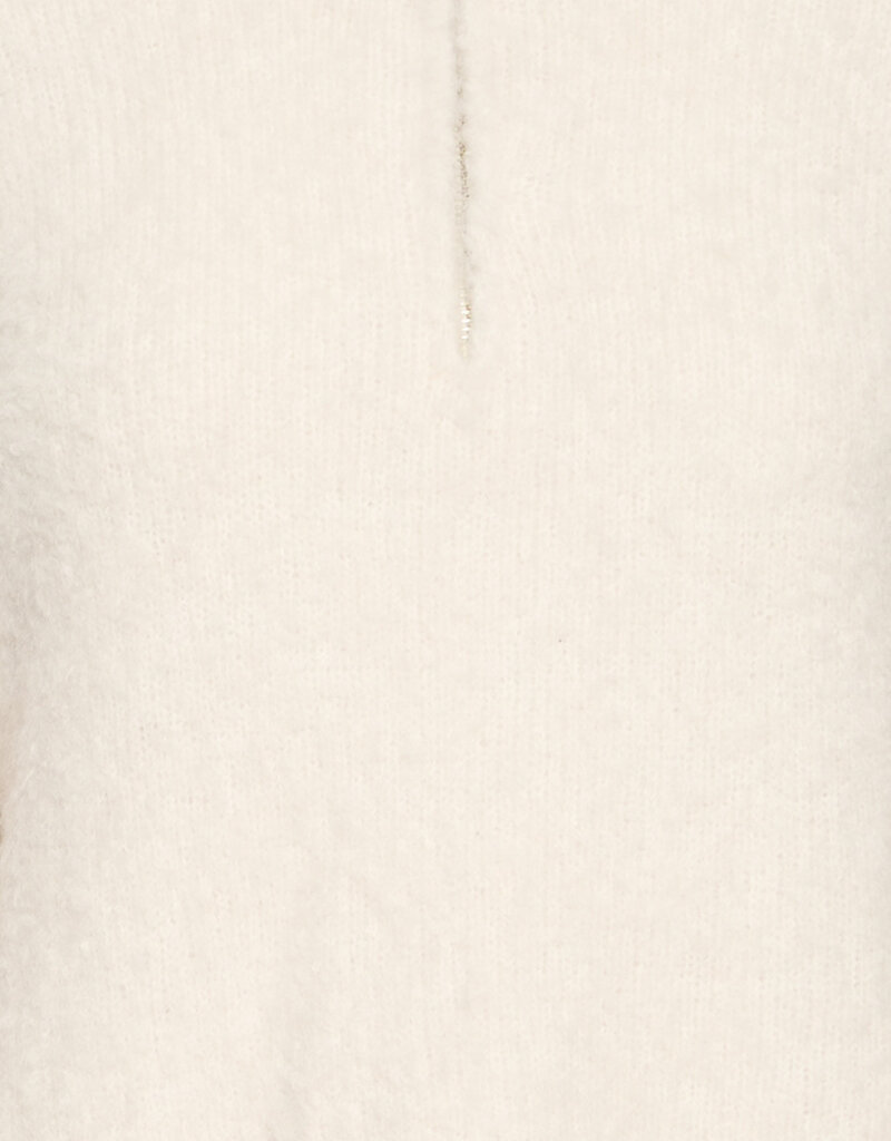 B.Young Omanta Half Zip Jumper In Birch Melange