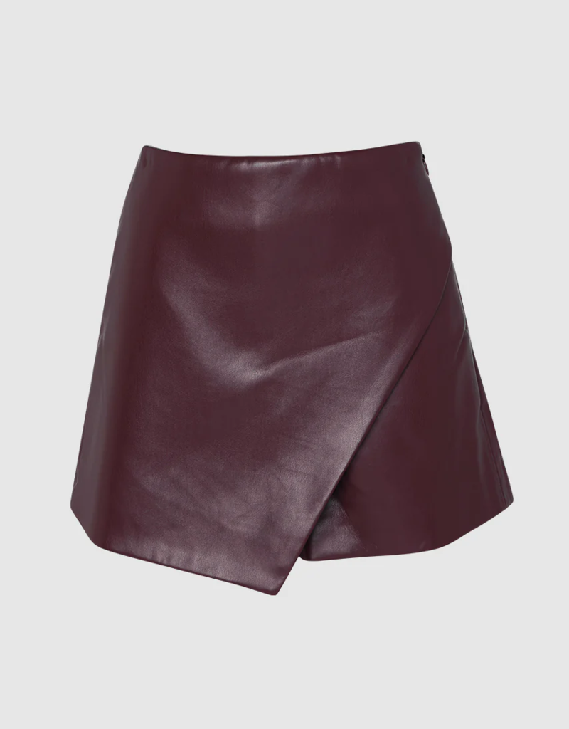 Madison the Label Marselle Skort in Plum