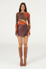 Madison the Label Marselle Skort in Plum