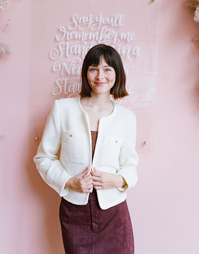 Madison the Label Collins Faux Suede Mini Skirt