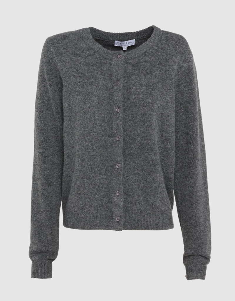Madison the Label Bonnie Cardigan in Charcoal