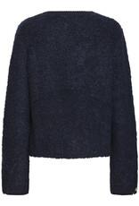 ICHI Valmai Cardigan In Total Eclipse (Navy)