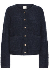ICHI Valmai Cardigan In Total Eclipse (Navy)
