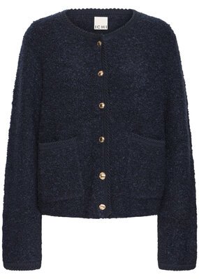 ICHI Valmai Cardigan In Total Eclipse