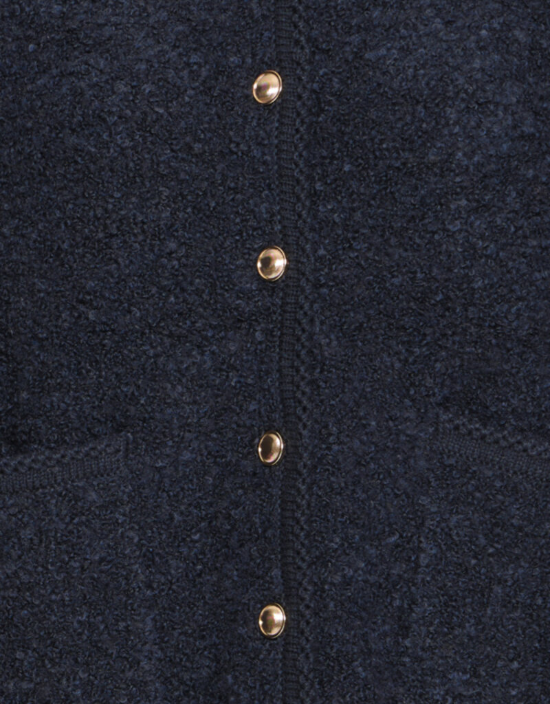 ICHI Valmai Cardigan In Total Eclipse (Navy)