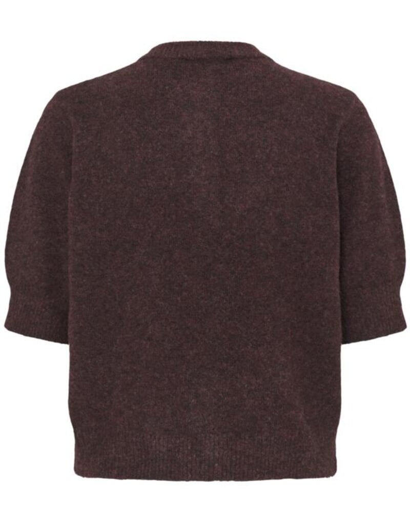 B.Young Omea Beaded Bow Button Cardigan