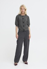 B.Young Omea Beaded Bow Button Cardigan