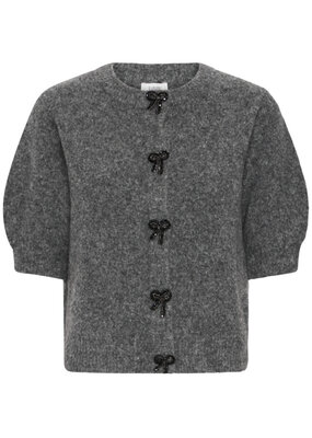 B.Young Omea Beaded Bow Button Cardigan *Two Colours*