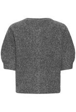 B.Young Omea Beaded Bow Button Cardigan