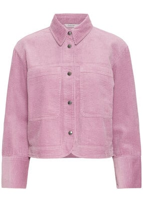 B.Young Dixian Cotton Corduroy Shirt Jacket In Orchid Haze Pink