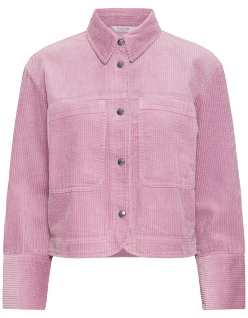 B.Young Dixian Cordouroy Shirt In Orchid Haze Pink
