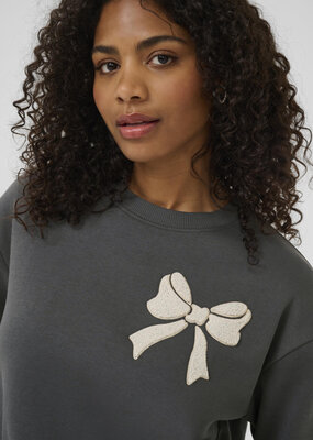 Kaffe Elenora Sweatshirt with Bow Detail *Two Colours*