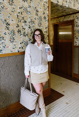 B.Young Nadika Knit Vest in Oat Melange