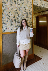 B.Young Nadika Knit Vest in Oat Melange