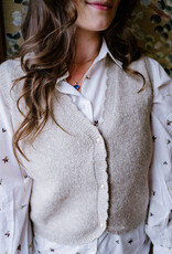 B.Young Nadika Knit Vest in Oat Melange