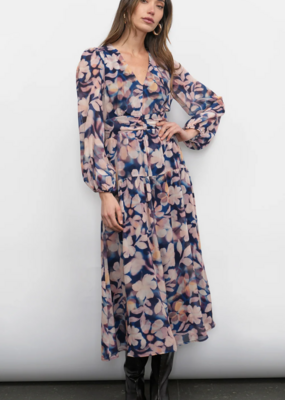 Greylin Kiernan Viscose Floral Midi Dress *Only One Left - XS*