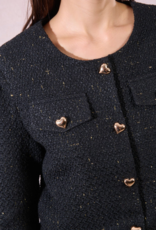 Molly Bracken Gabby Jacket in Black Tweed (FINAL SALE)
