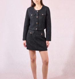 Molly Bracken Gabby Jacket with Gold Heart Buttons