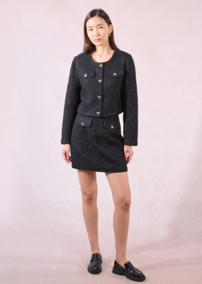 Molly Bracken Gabby Jacket with Gold Heart Buttons