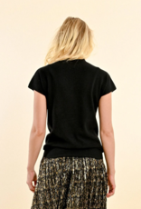 Molly Bracken Ellie Black Knit Tee
