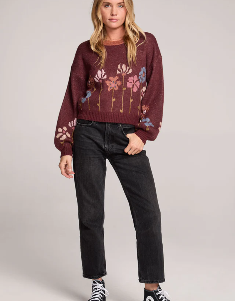 Saltwater Luxe Baylie Floral Printed Sweater