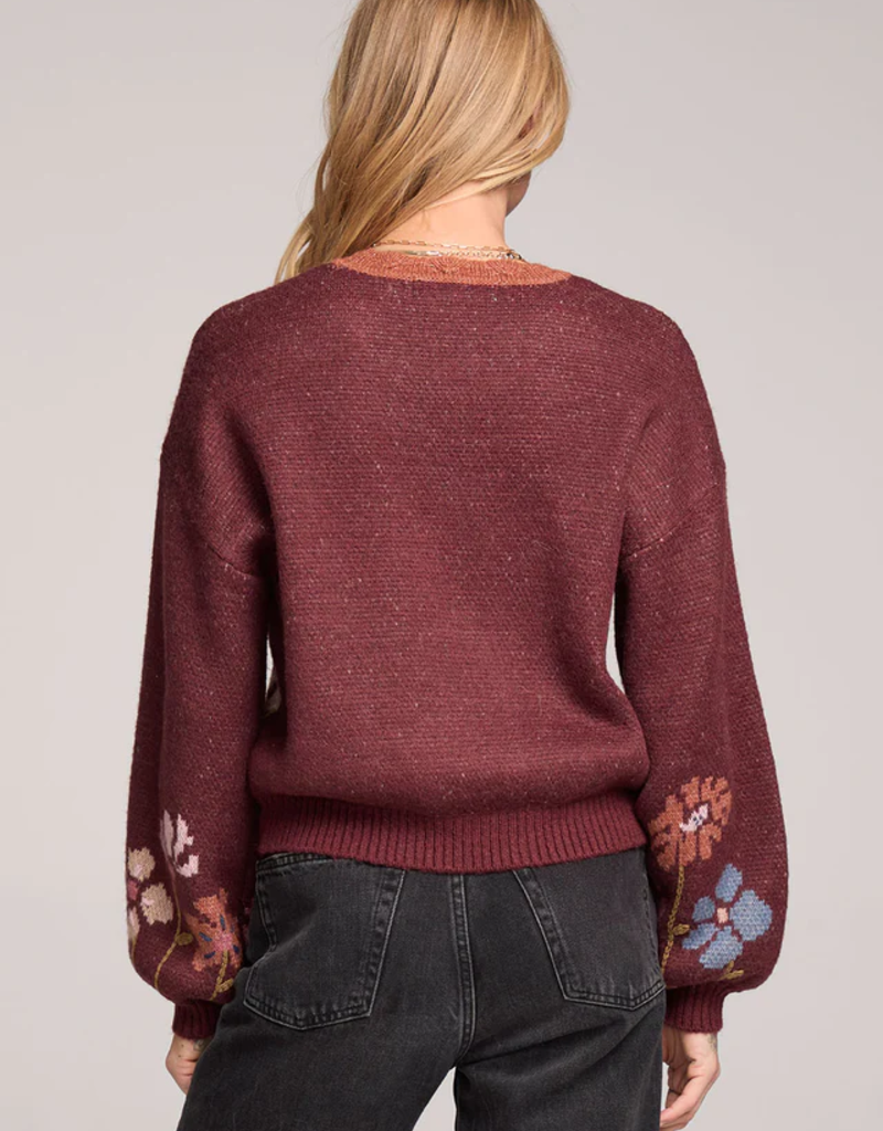 Saltwater Luxe Baylie Floral Printed Sweater
