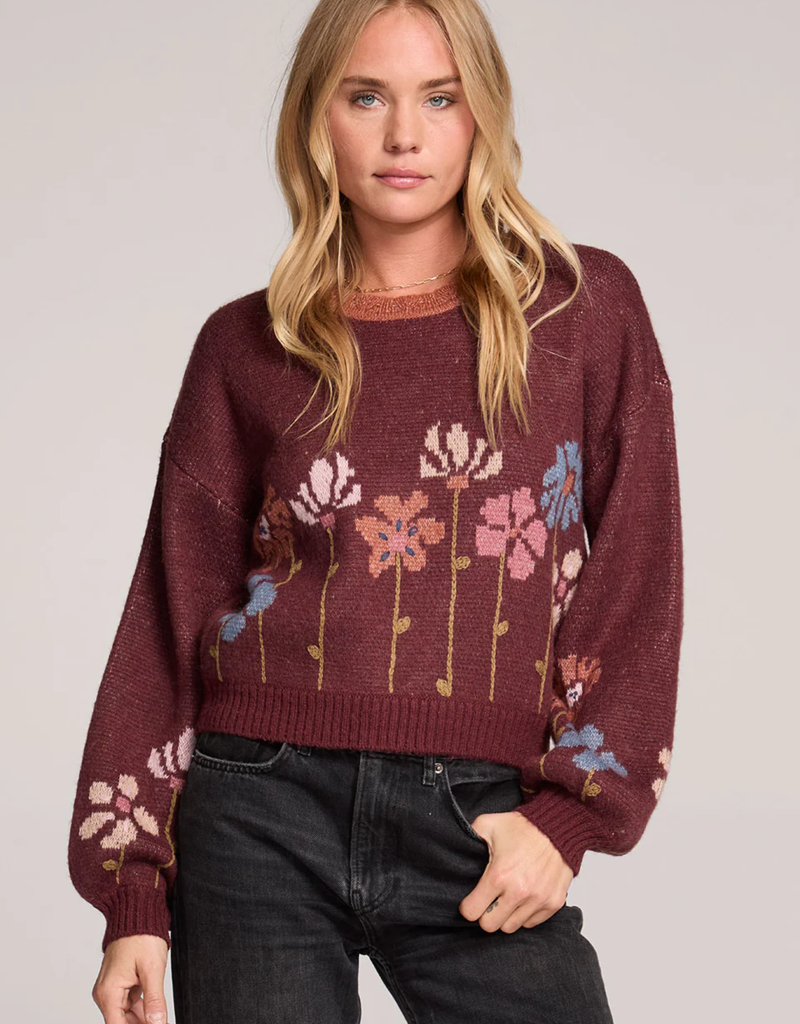 Saltwater Luxe Baylie Floral Printed Sweater
