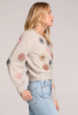 Saltwater Luxe Valeria Sweater with Embroidered Flowers