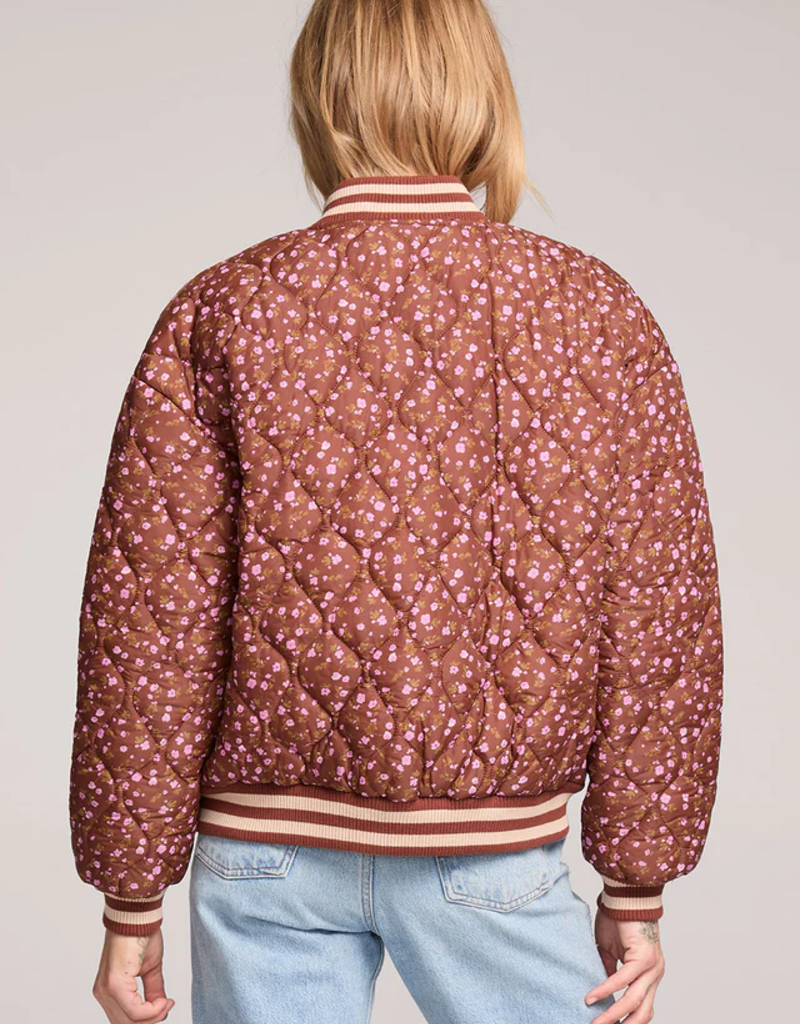 Saltwater Luxe Suni Floral Bomber Jacket