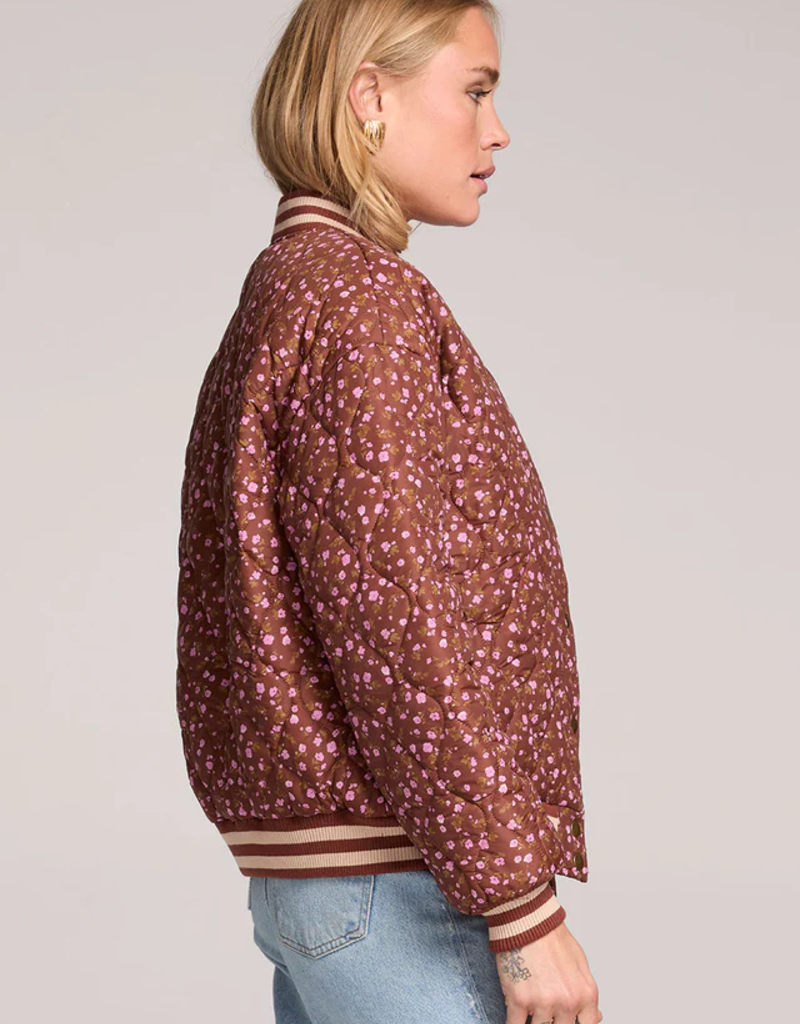 Saltwater Luxe Suni Floral Bomber Jacket