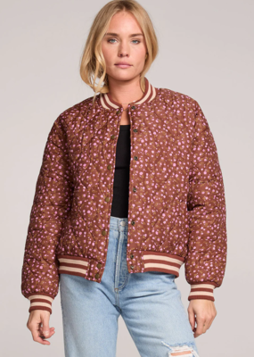 Saltwater Luxe Suni Floral Bomber Jacket