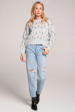 Saltwater Luxe Annika Knit Sweater in Heather Grey