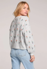 Saltwater Luxe Annika Knit Sweater in Heather Grey