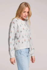 Saltwater Luxe Annika Knit Sweater in Heather Grey