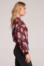 Saltwater Luxe Ronnie Knit Sweater in Sangria