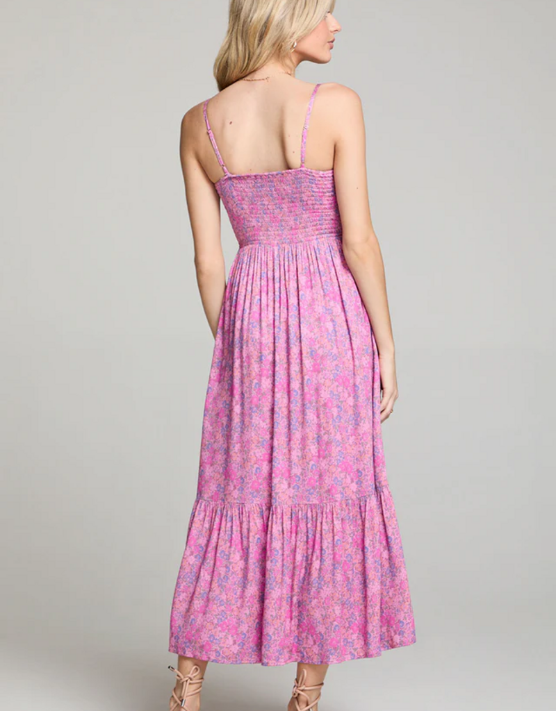 Saltwater Luxe Lark Midi Dress in Azelea