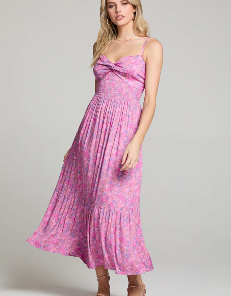 Saltwater Luxe Lark Midi Dress in Azelea