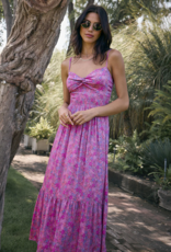 Saltwater Luxe Lark Midi Dress in Azelea