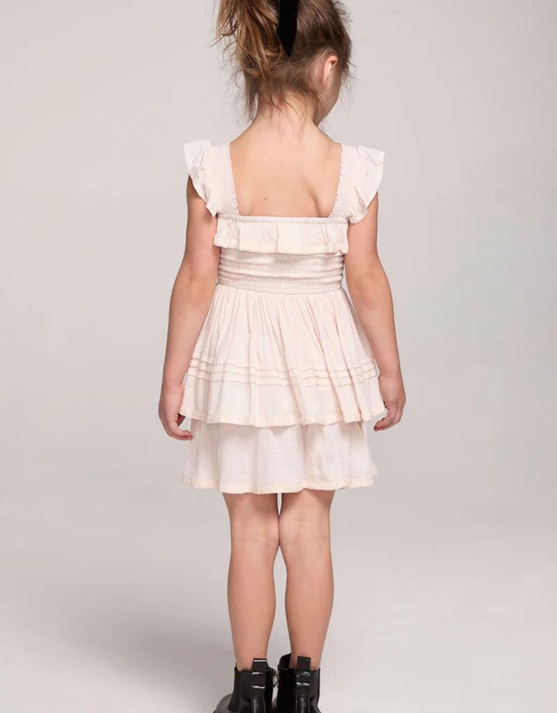 Saltwater Luxe Kids Norah Mini Dress in Ivory