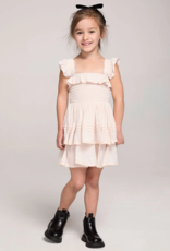 Saltwater Luxe Kids Norah Mini Dress in Ivory