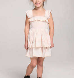 Saltwater Luxe Kids Norah Mini Dress in Ivory