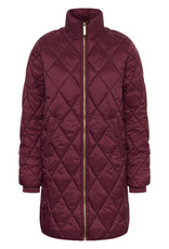 Part Two Olilas Quilted Jacket in Tawny Port