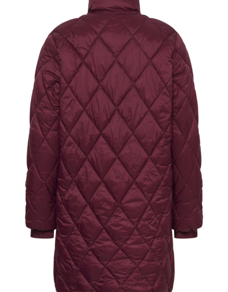 Part Two Olilas Quilted Jacket in Tawny Port