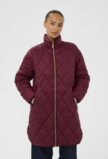 Part Two Olilas Quilted Jacket in Tawny Port