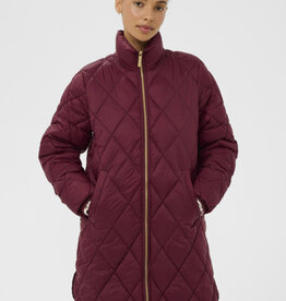 Part Two Best-Seller!! Olilas Quilted Jacket in Tawny Port